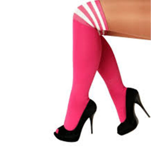Kniekousen / Cheerleader Roze Wit