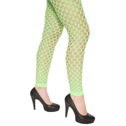 Legging + gaten Neon Groen