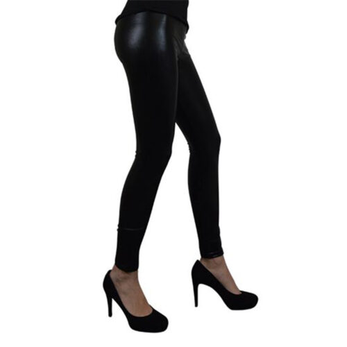 Legging lamee Zwart L/XL