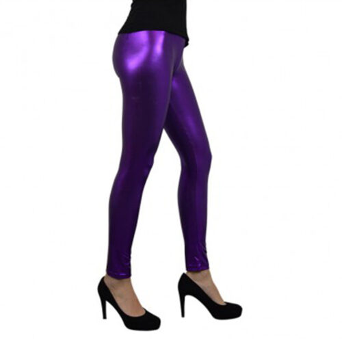 Legging lamee Paars S/M